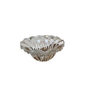 J G Cristal Durand Calliope 24% Lead Crystal Bowl Thick walled